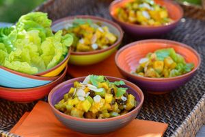 Coronation chicken salad