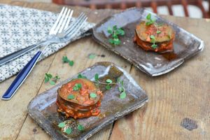 Lasagne d'aubergines à la viande